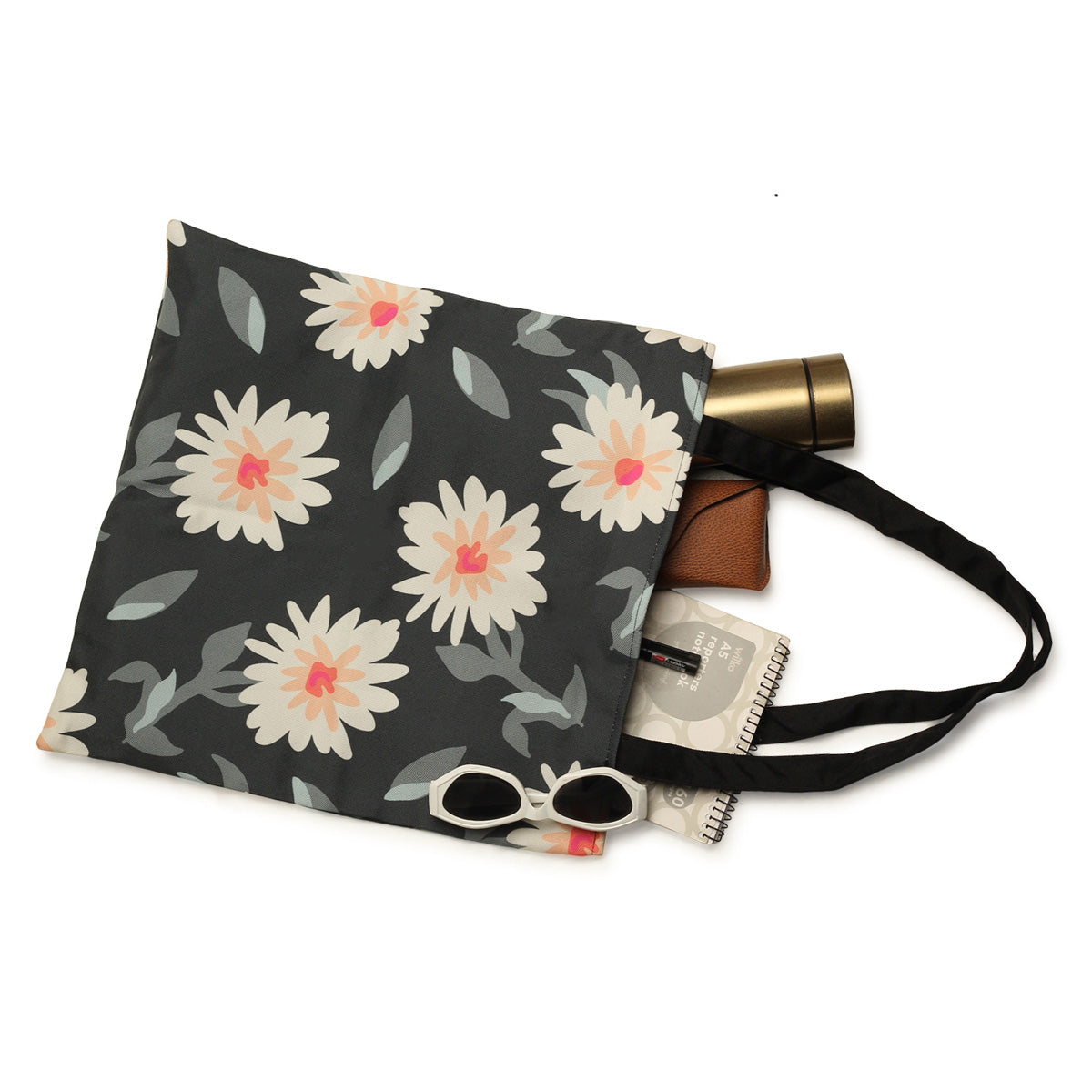 Fields of Daisy Canvas Tote Bags 3