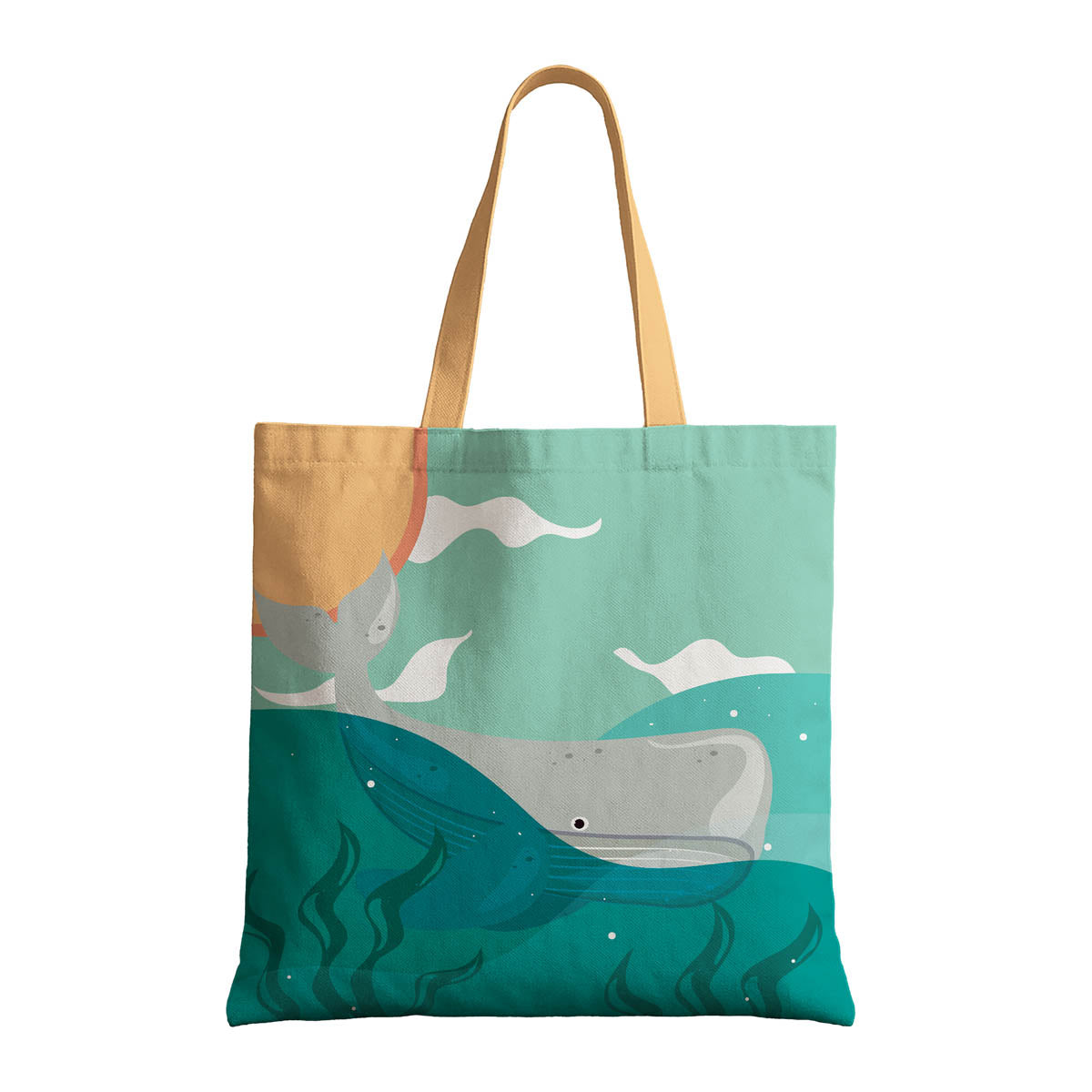 Ocean Theme Tote Bag 5