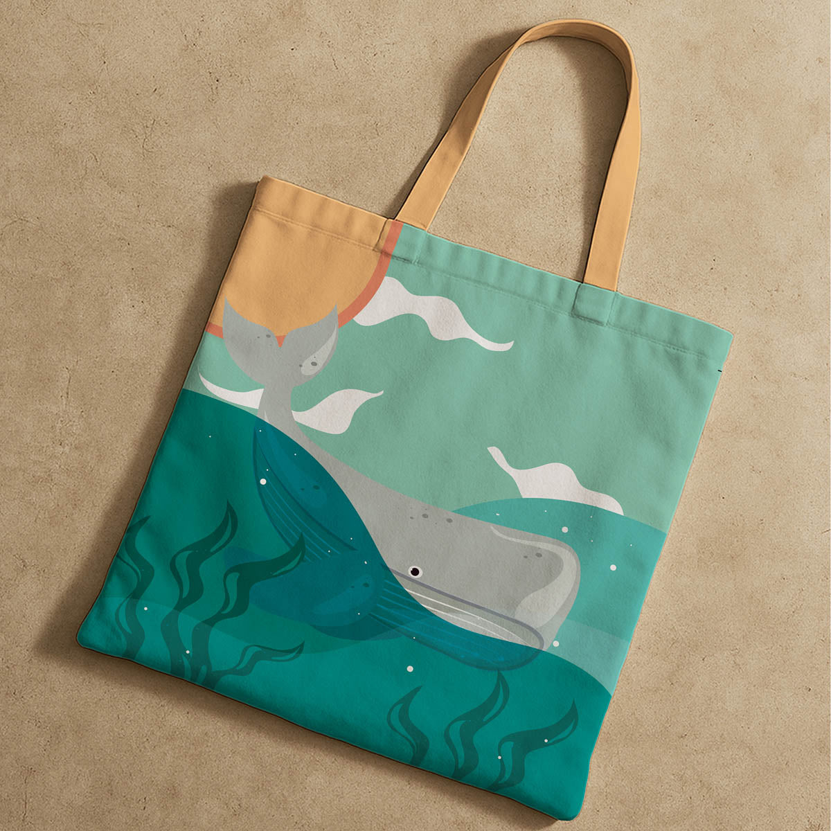 Ocean Theme Tote Bag 3
