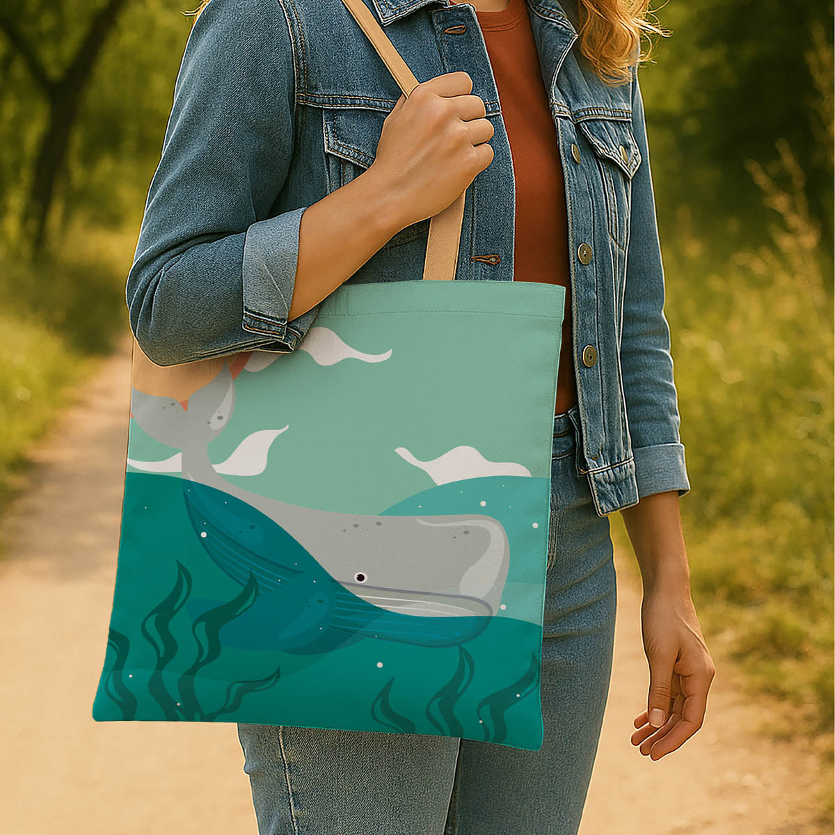 Ocean Theme Tote Bag 2