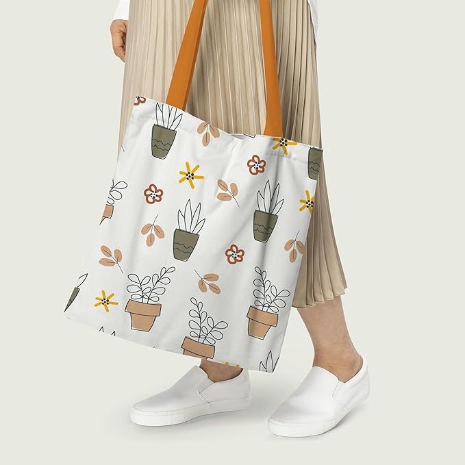 Cute Planters Canvas Tote Bag 4