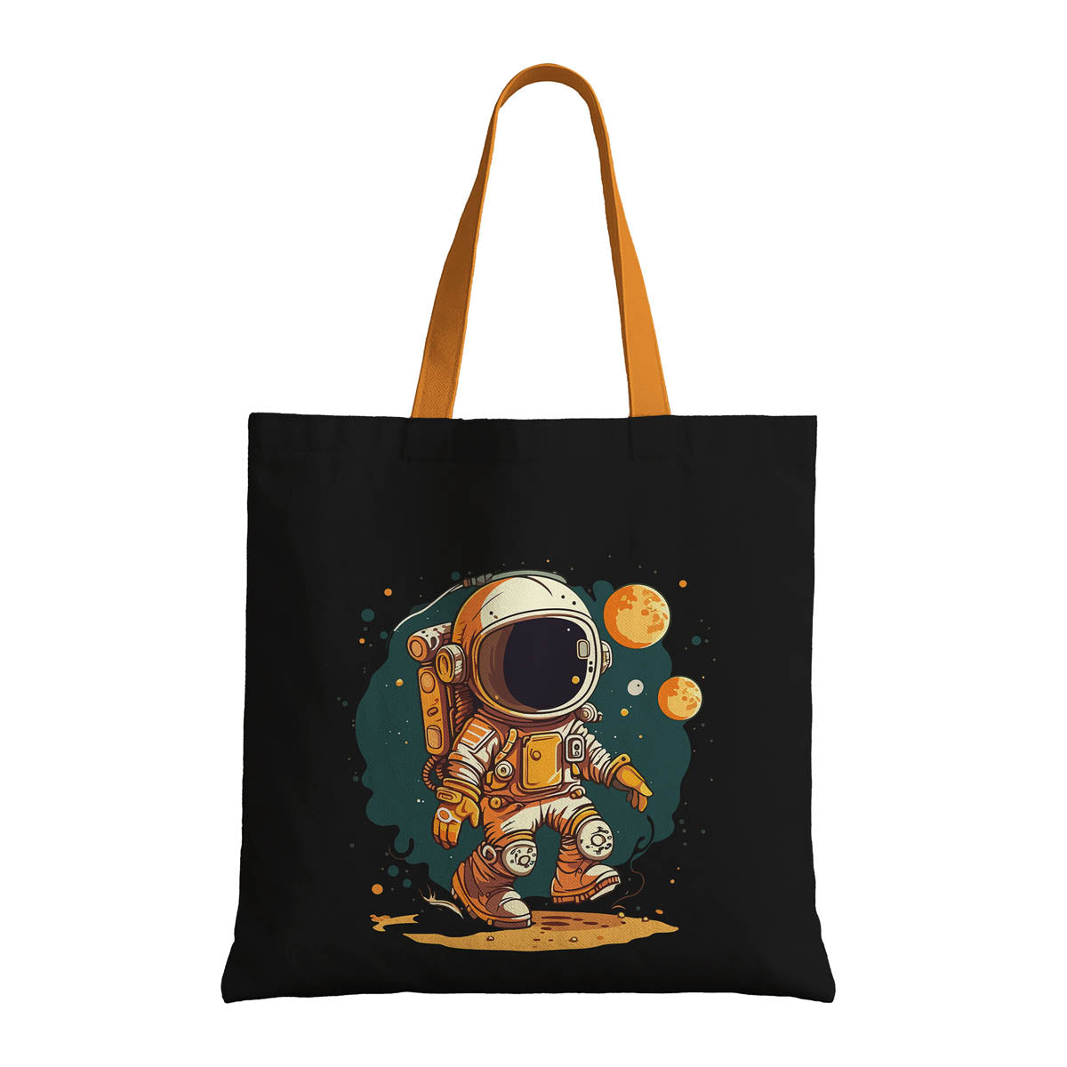 Cool Astraonaut Canvas Tote Bag 5