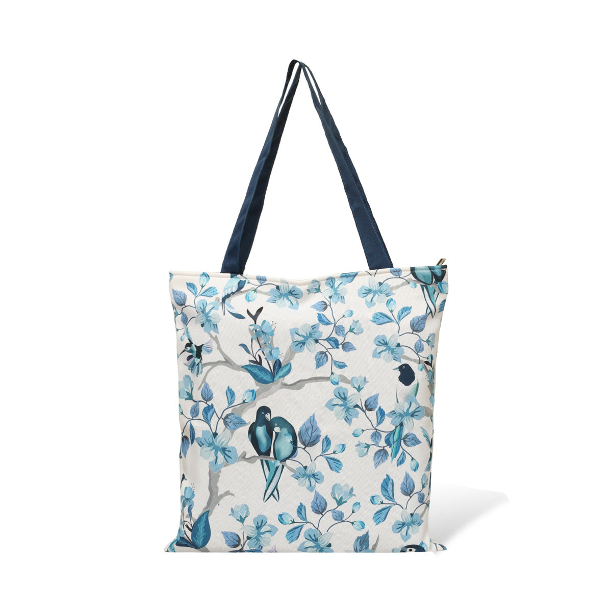 Birds of Paradise Cotton Canvas Tote Bags 5