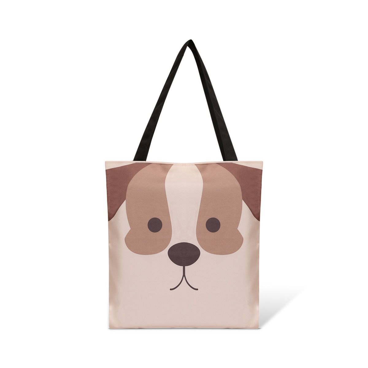 Cute Dog Cotton Canvas Tote Bags 4