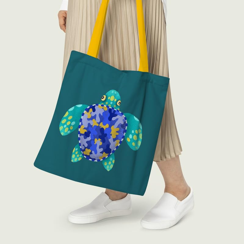 Turtle Art Tote Bag 5