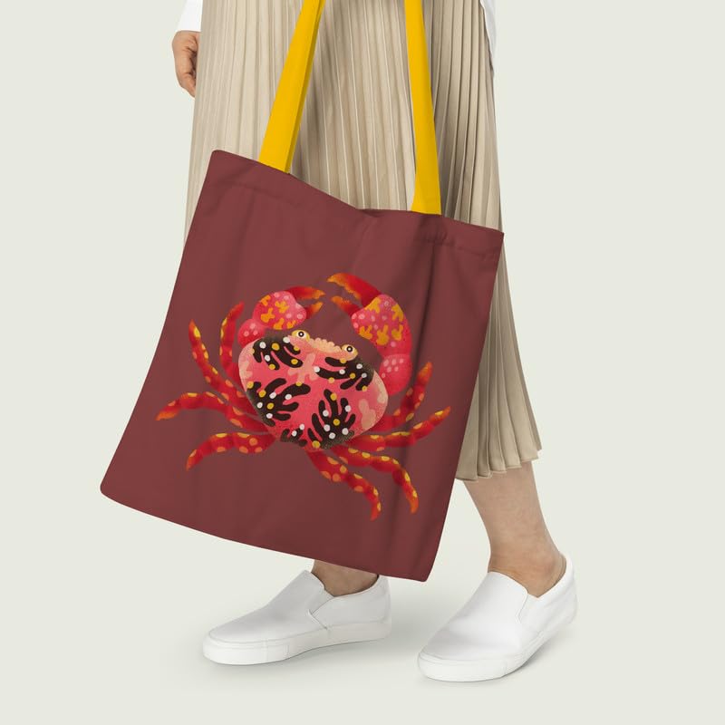 Cute Crab Tote Bag 4