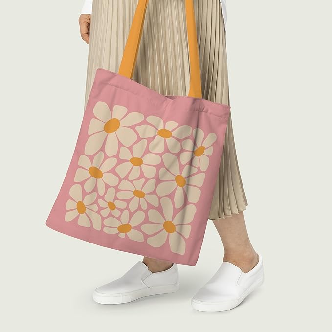 Daisy Bloom Tote Bags 5