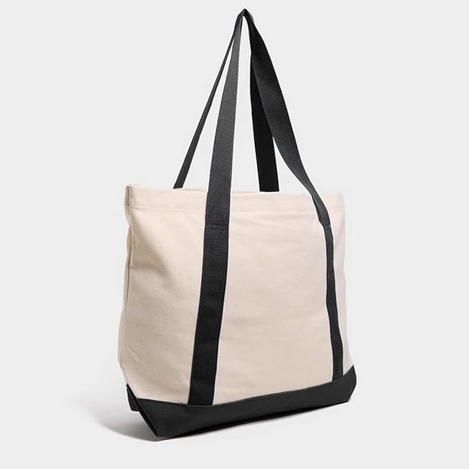 Cat Embroidered Beach Tote Bag 3