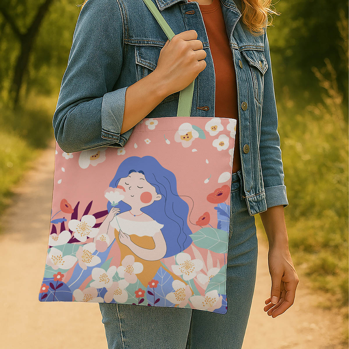 Fairy Garden Canvas Tote Bag 2