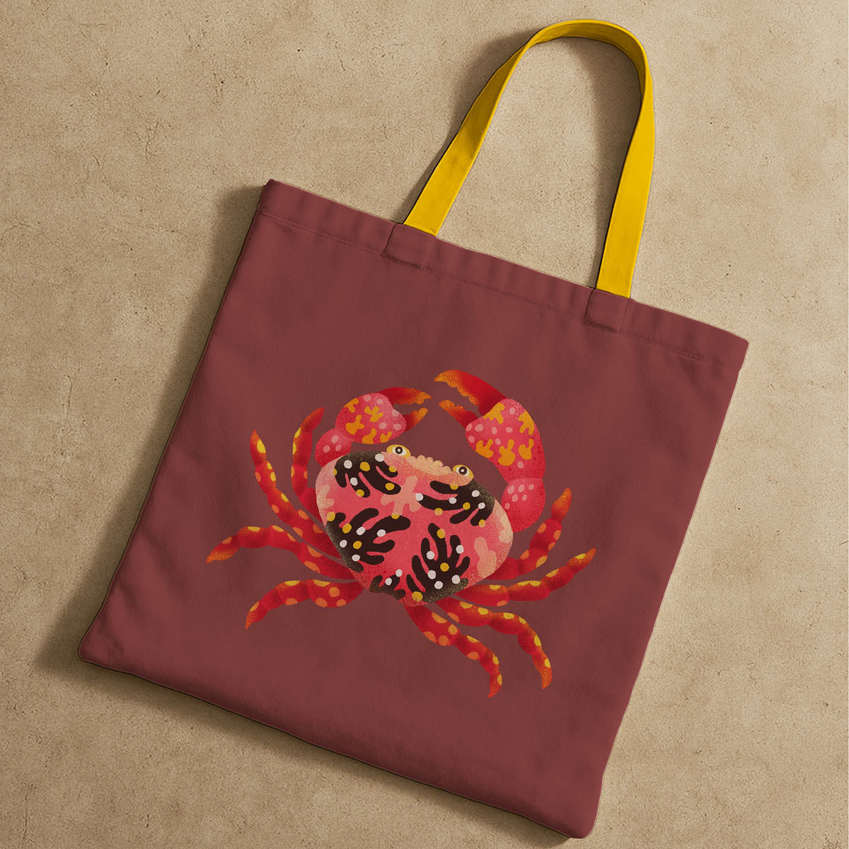 Cute Crab Tote Bag 3