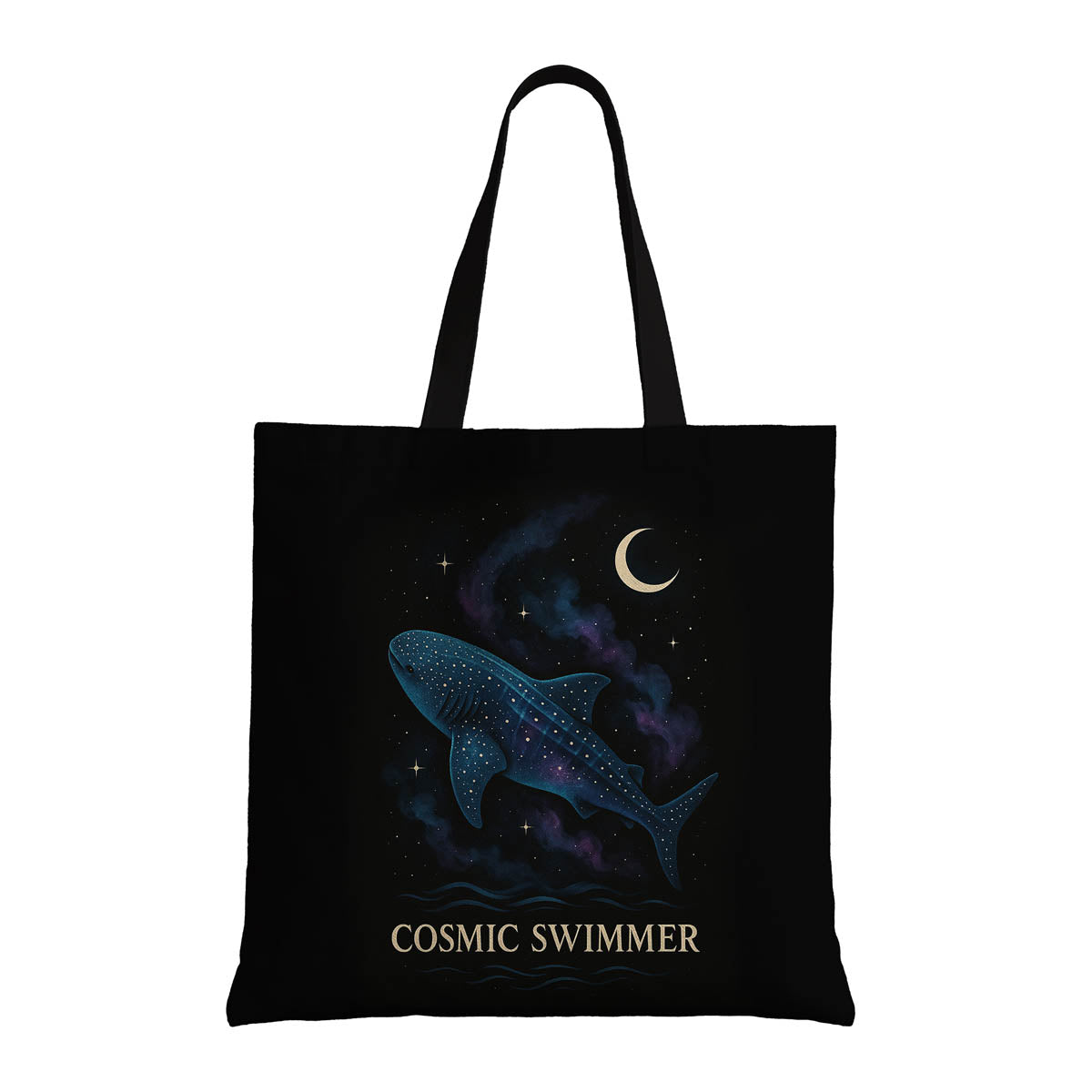 Cosmic Whaleshark Tote Bags 5