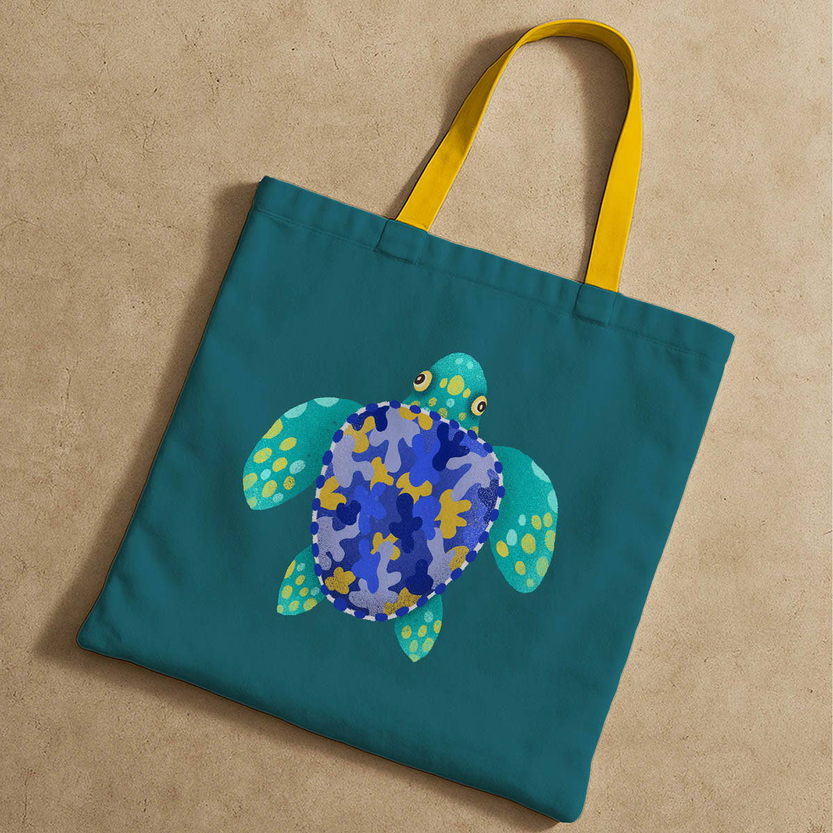 Turtle Art Tote Bag 4