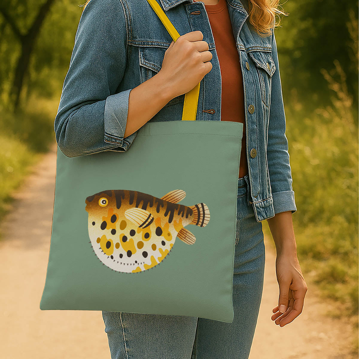 Pufferfish Tote Bag 2