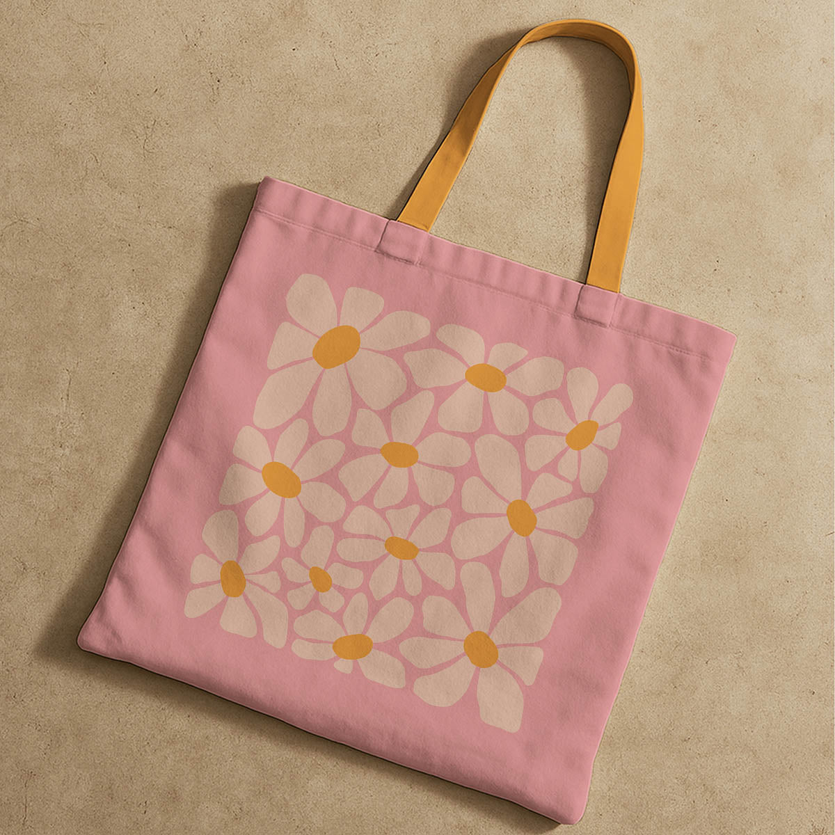 Daisy Bloom Tote Bags 4