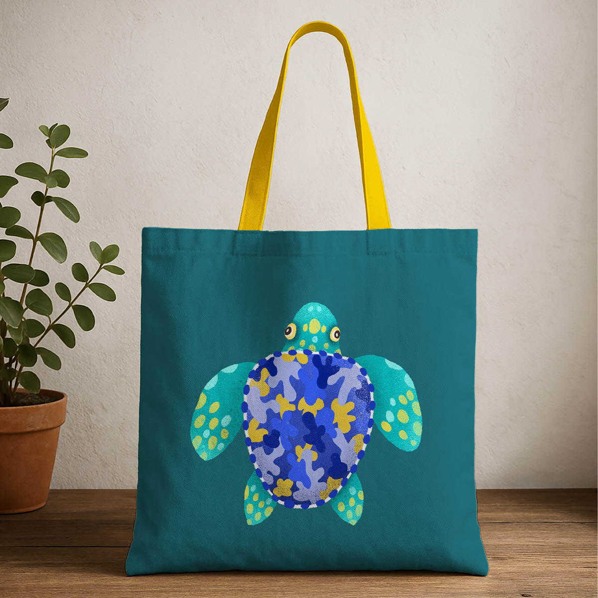 Turtle Art Tote Bag 2