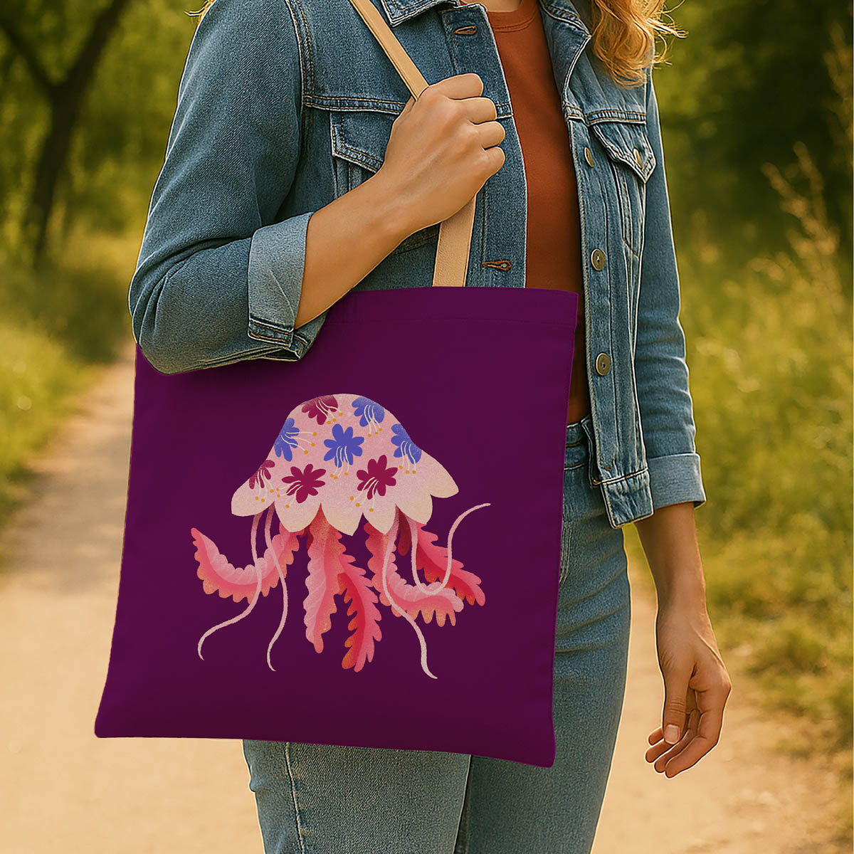 Jellyfish Art Tote Bag 2
