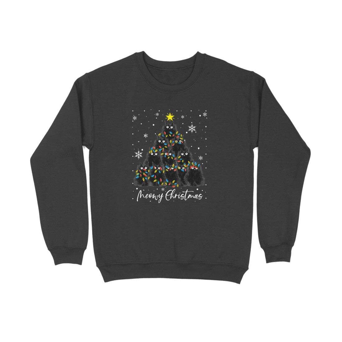 Sweatshirt (Men) - Meowy Christmas (5 Colours) 2