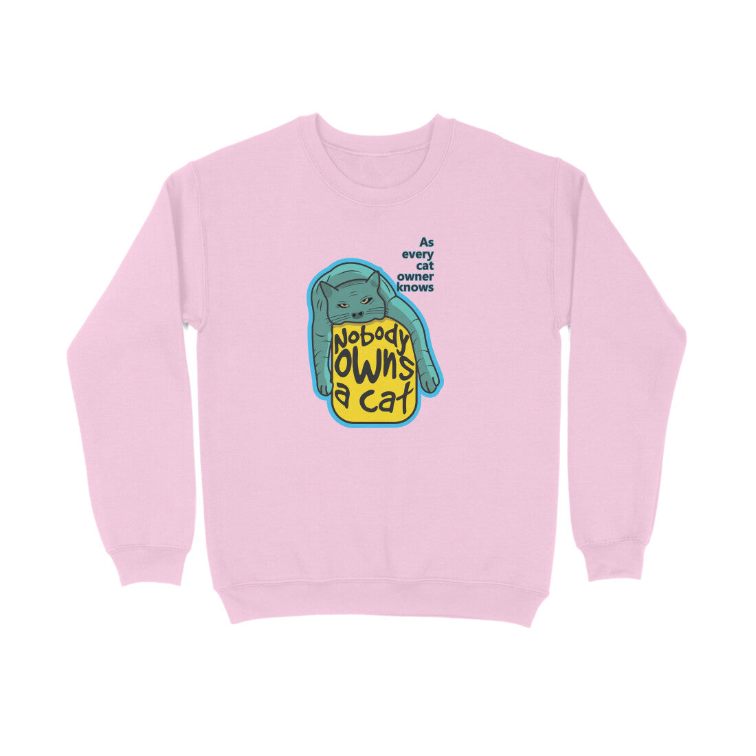 Sweatshirt (Men) - Cat-titude (6 Colours) 2