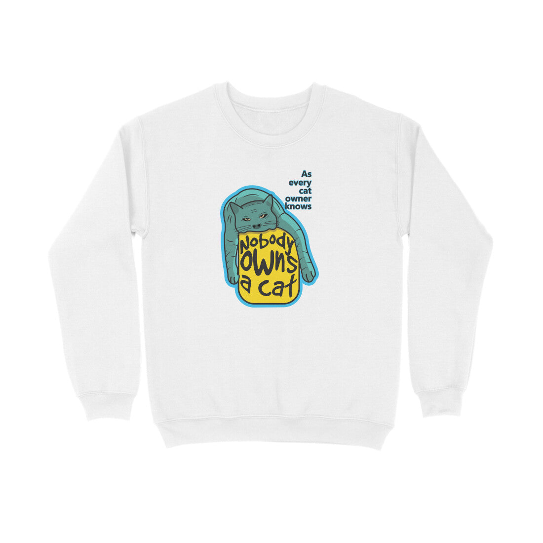 Sweatshirt (Men) - Cat-titude (6 Colours) 4