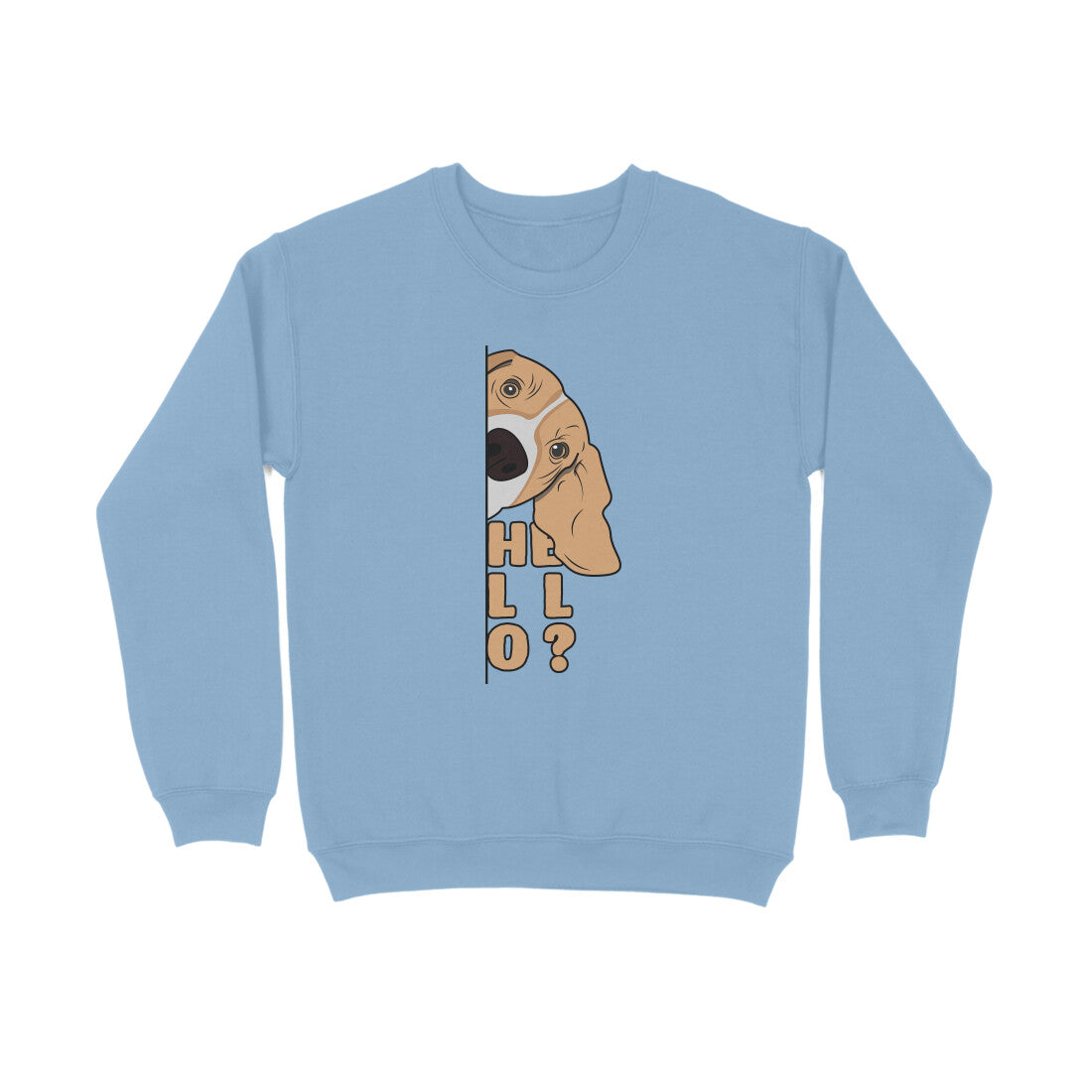 Sweatshirt (Men) - Basset Hound Hello (12 Colours) 5