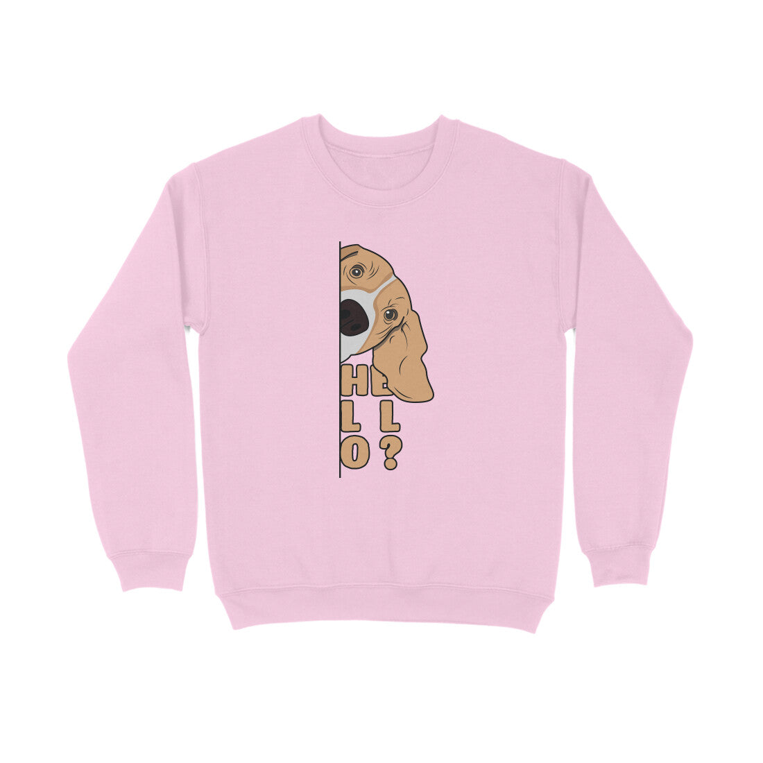 Sweatshirt (Men) - Basset Hound Hello (12 Colours) 2