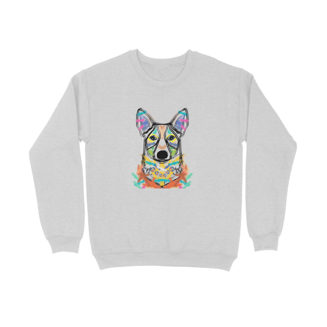 Sweatshirt (Men) - Happy Corgi (7 Colours) 3