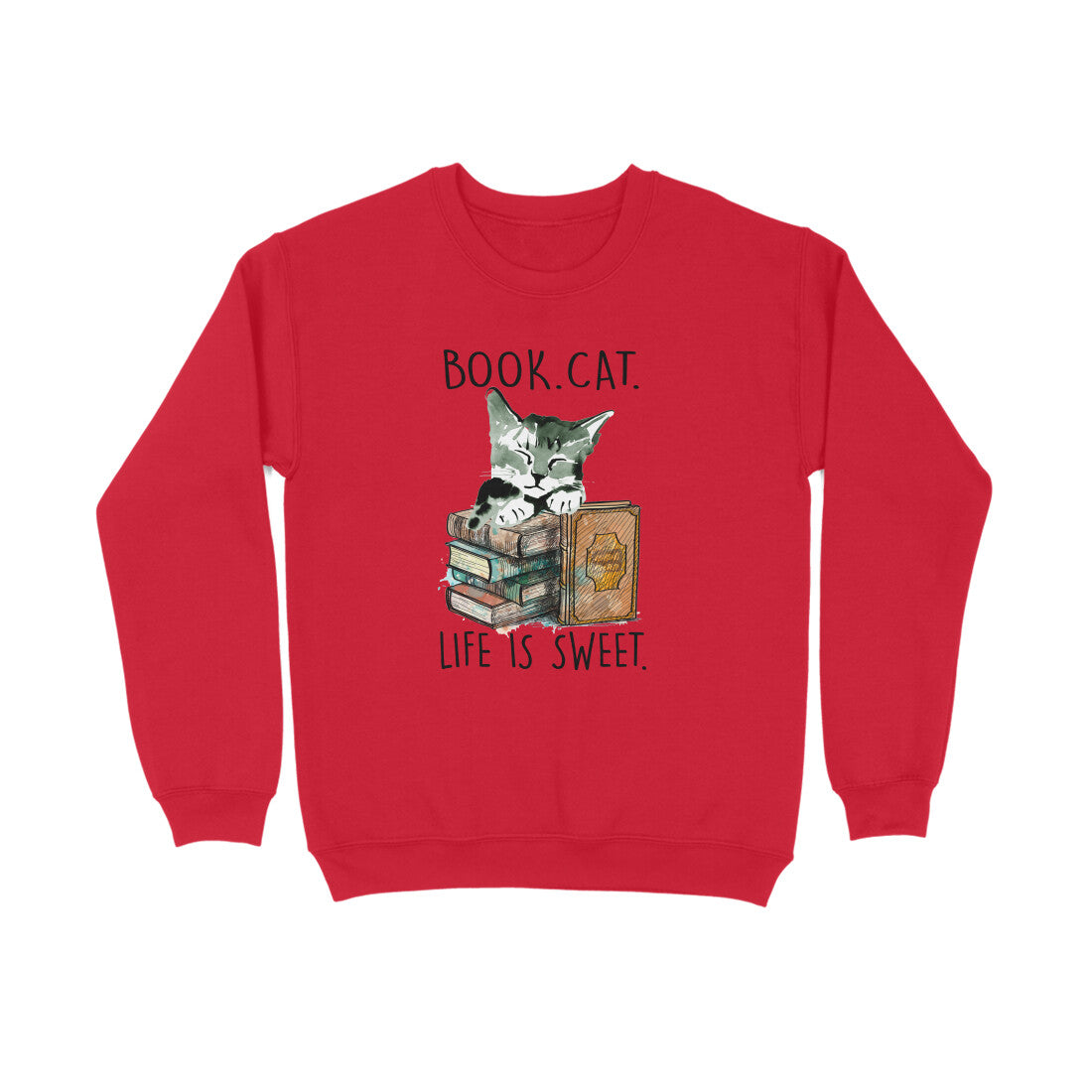 Sweatshirt (Men) - Nerdy Kitty (5 Colours) 3