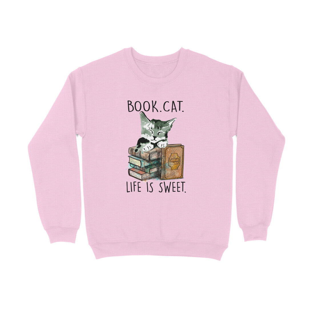 Sweatshirt (Men) - Nerdy Kitty (5 Colours) 1