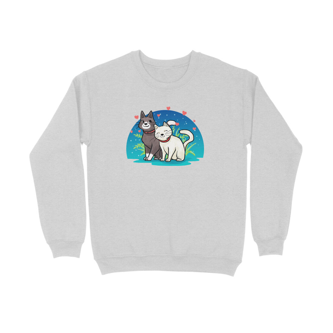 Sweatshirt (Men) - Pawsitively Adorable Cats (8 Colours) 3