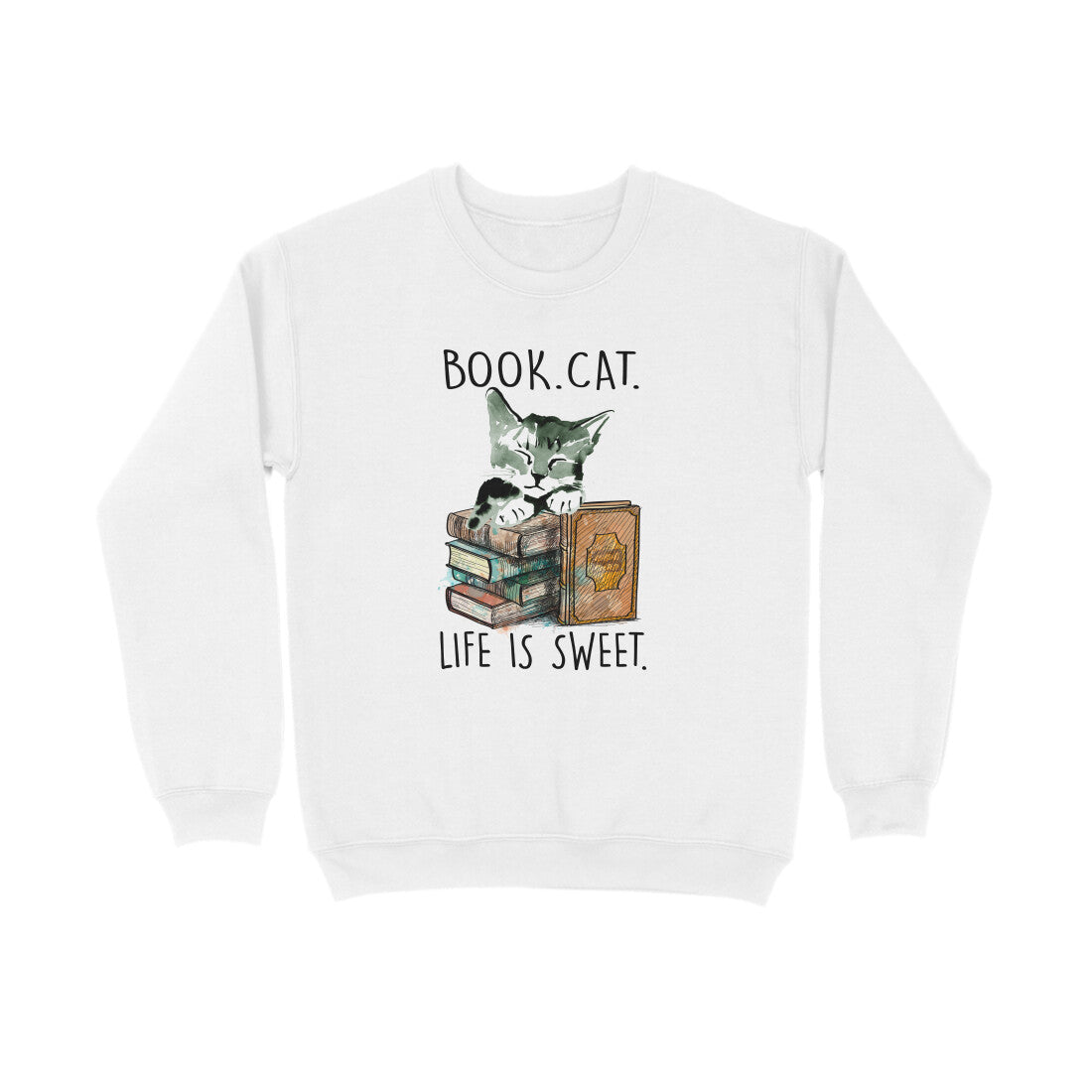 Sweatshirt (Men) - Nerdy Kitty (5 Colours) 5