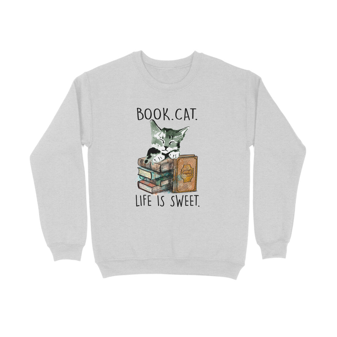 Sweatshirt (Men) - Nerdy Kitty (5 Colours) 2