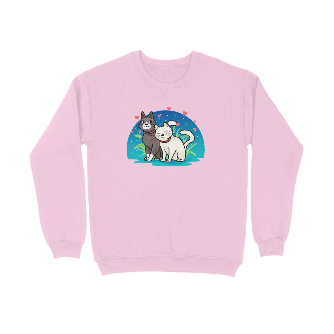 Sweatshirt (Men) - Pawsitively Adorable Cats (8 Colours) 2