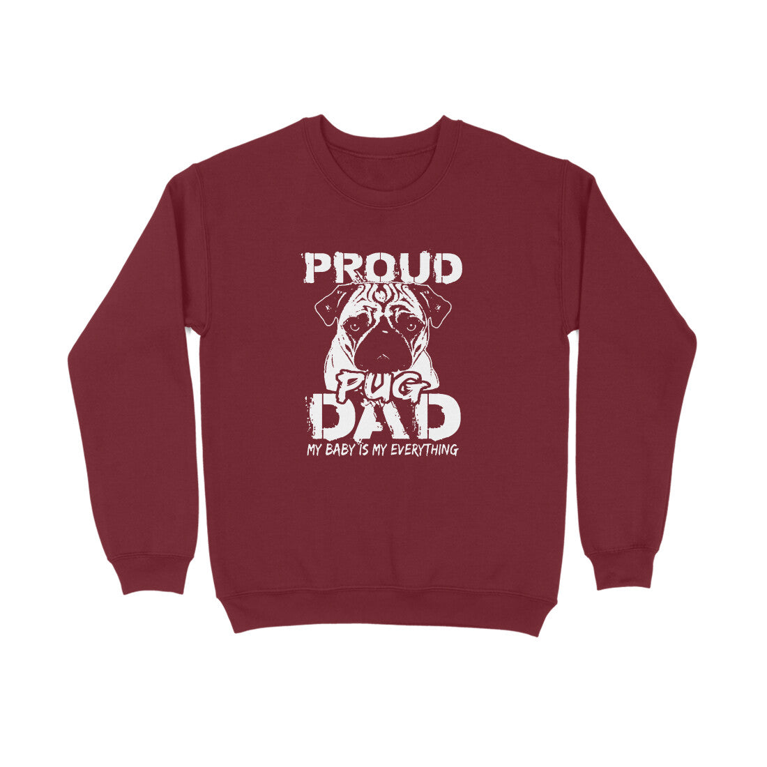 Sweatshirt (Men) - Proud Pug Dad (5 Colours) 2