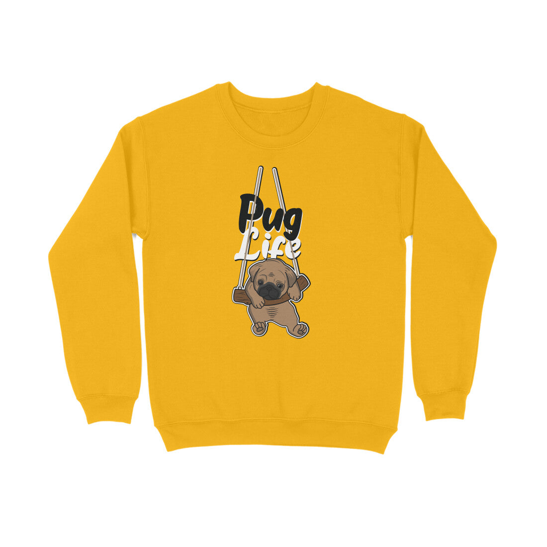 Sweatshirt (Men) - Pug Life (5 Colours) 5