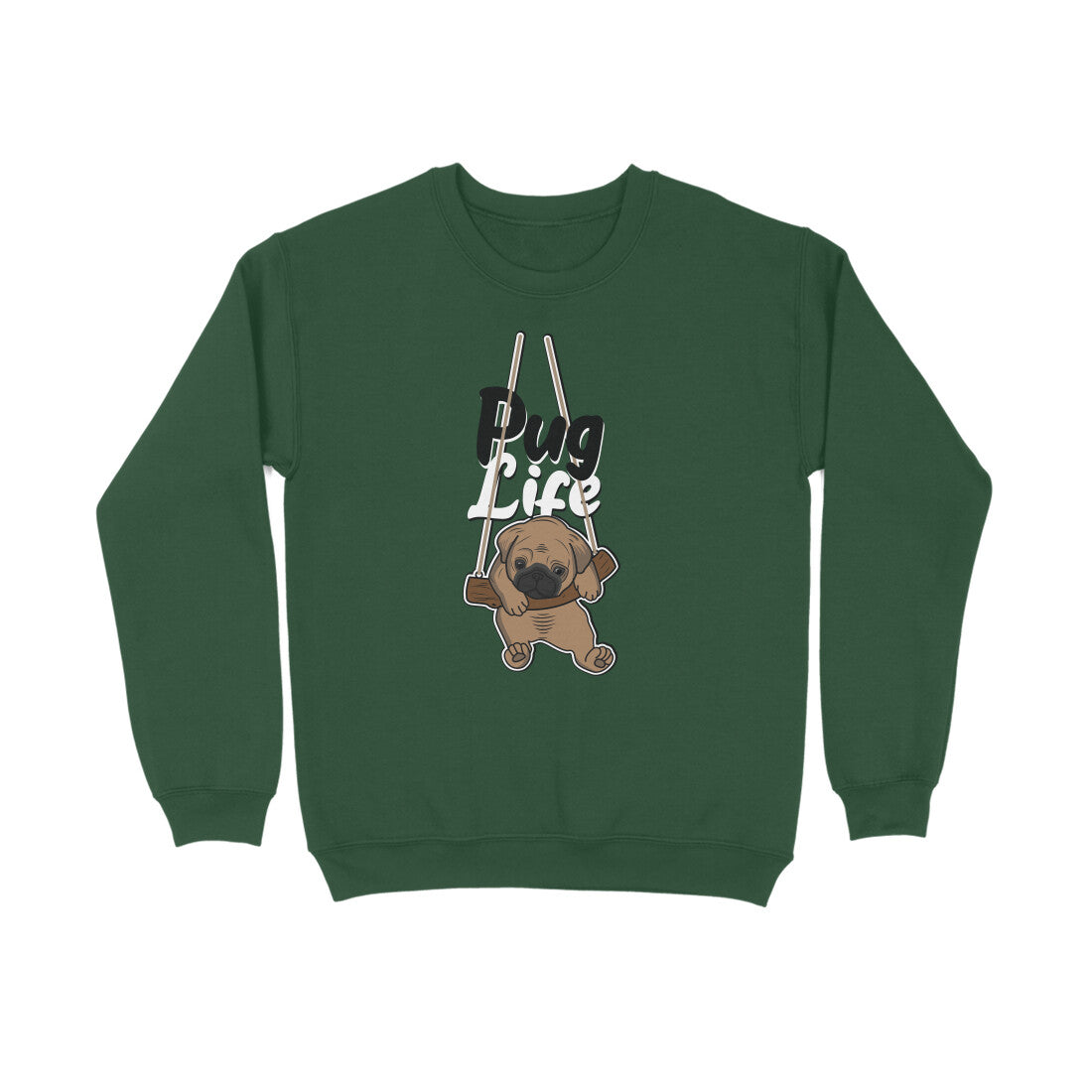 Sweatshirt (Men) - Pug Life (5 Colours) 3