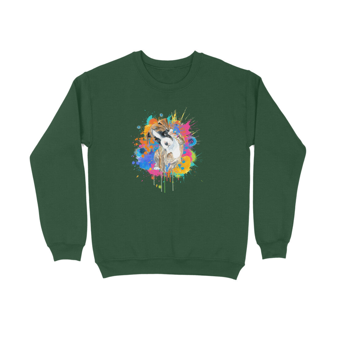 Sweatshirt (Men) - Splashes Of Joy Puppy (8 Colours) 5