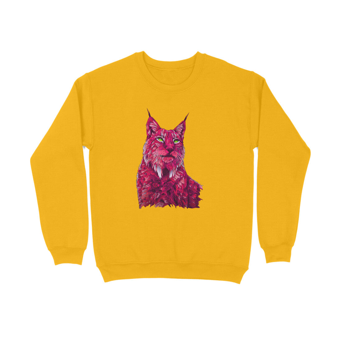 Sweatshirt (Men) - Roar Of The Fuchsia Lion (6 Colours) 5