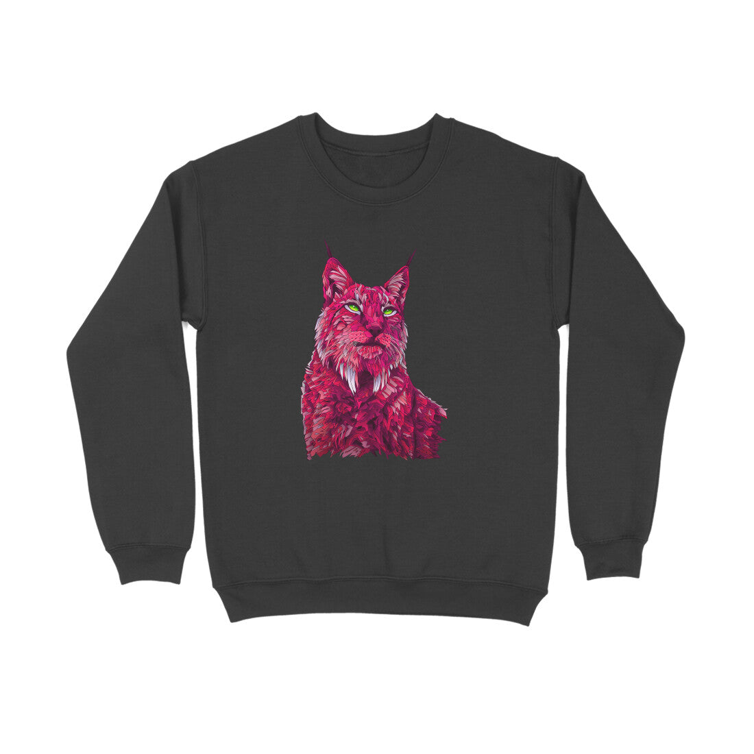 Sweatshirt (Men) - Roar Of The Fuchsia Lion (6 Colours) 3