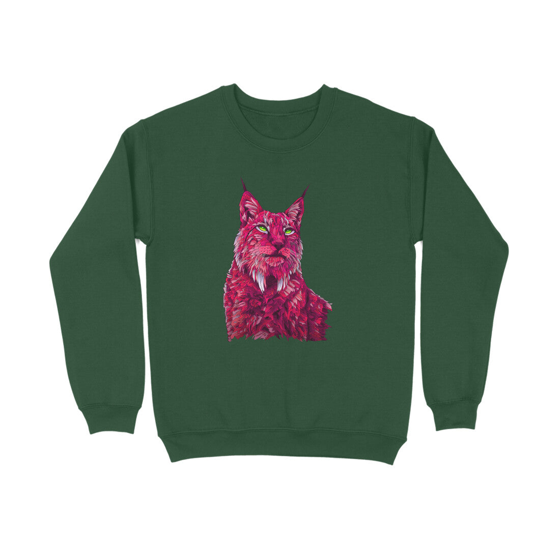 Sweatshirt (Men) - Roar Of The Fuchsia Lion (6 Colours) 4