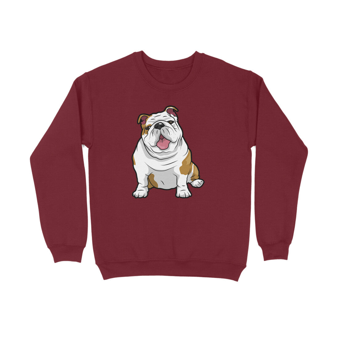 Sweatshirt (Men) - Wringkly Sprinkly Bulldog (8 Colours) 5
