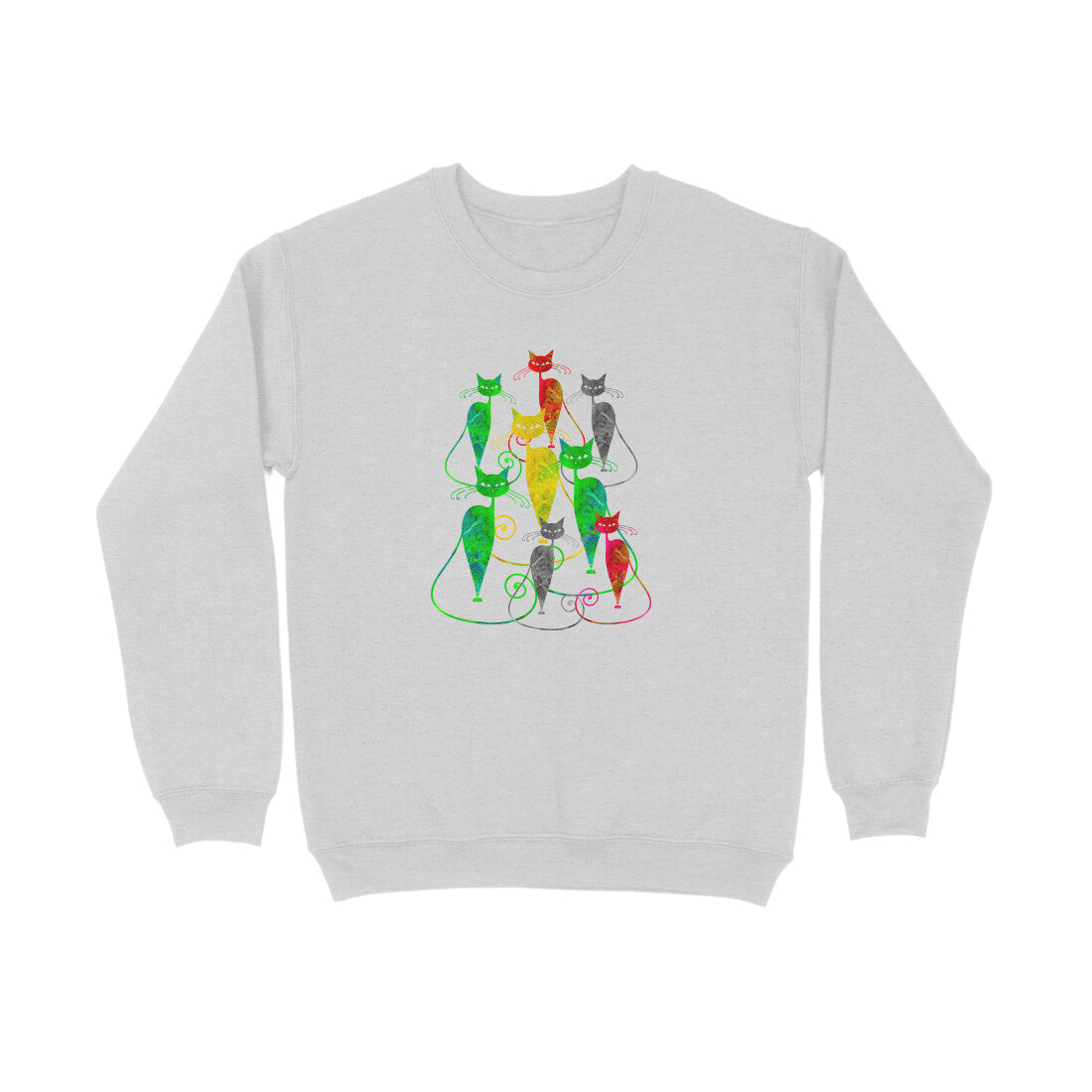Sweatshirt (Men) - Sassy Kitties (7 Colours) 3