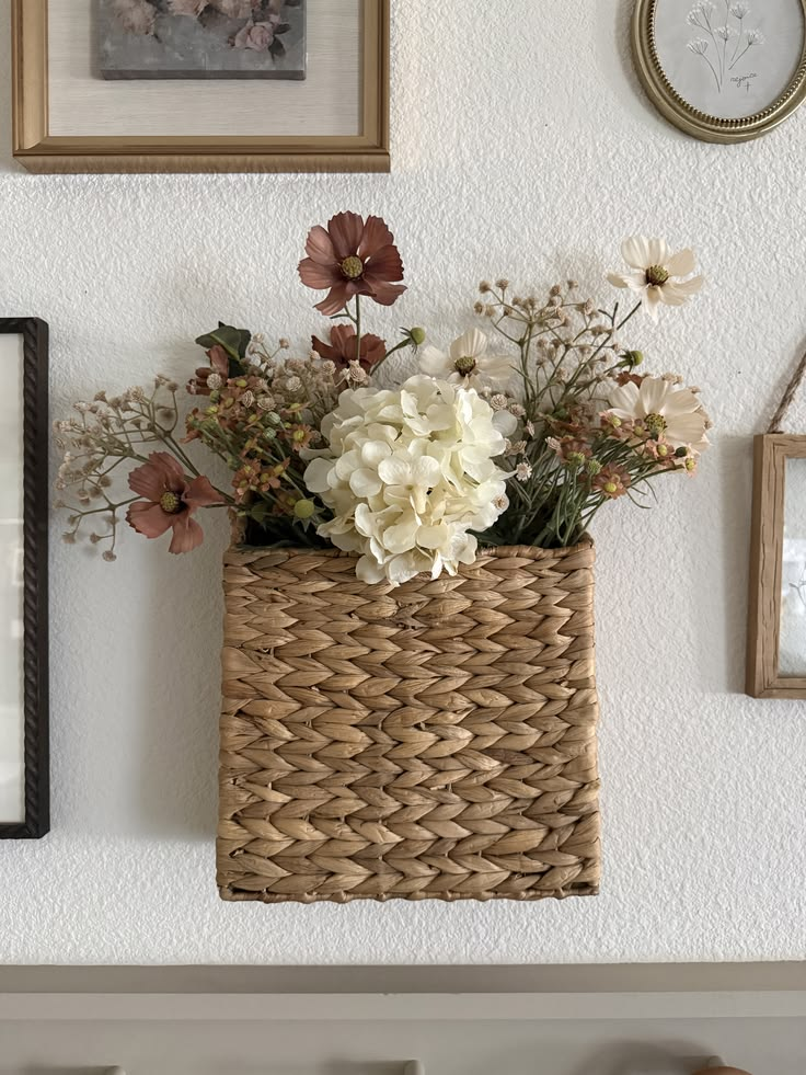 Decorate with Woven Baskets for Organic Texture