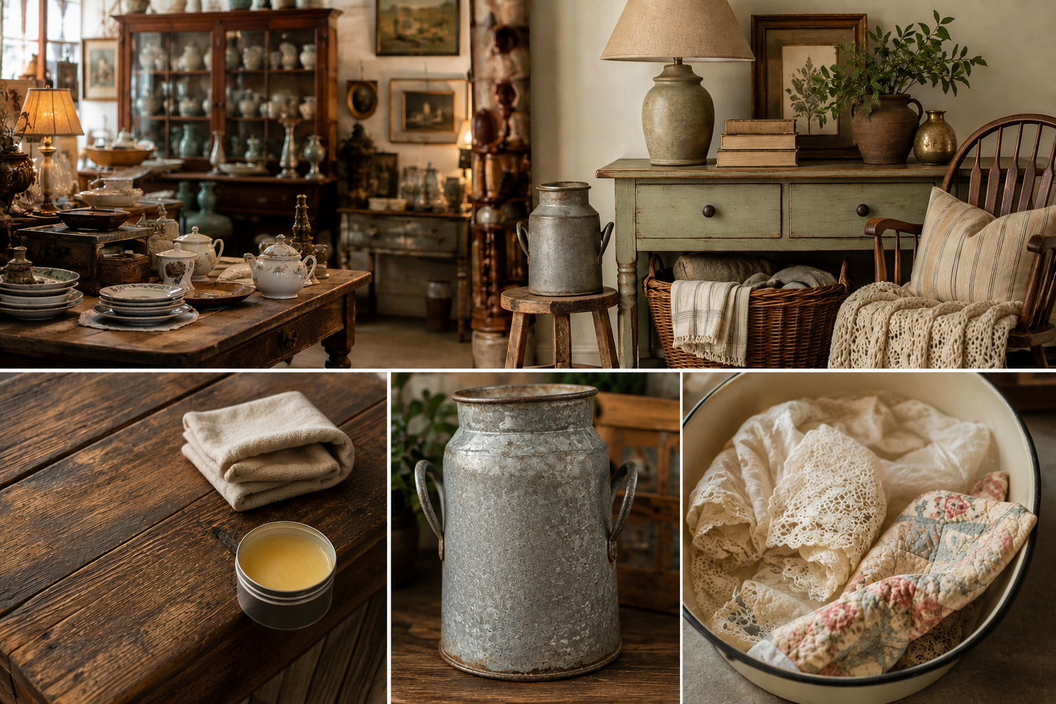 Sourcing and Caring for Your Vintage Decor