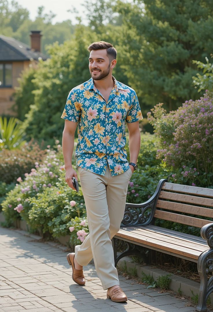 When figuring out how to style Hawaiian shirt outfits