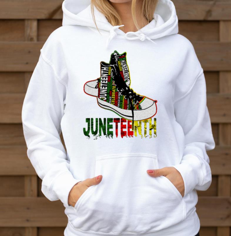 1865 juneteenth Shoes Black history month - Unisex Hoodie