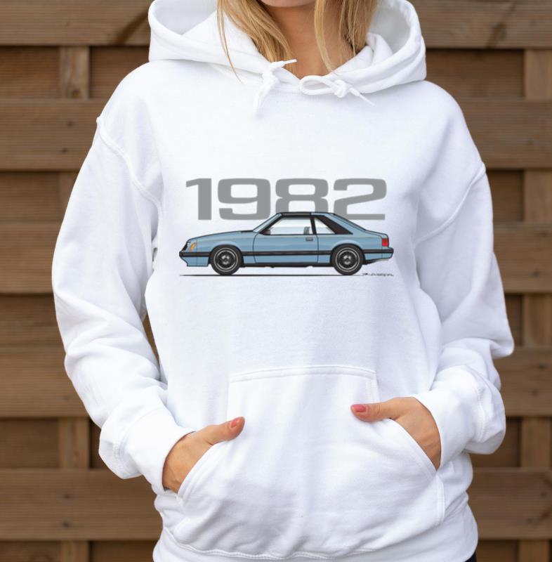 1982 Medium Blue Glow - Unisex Hoodie