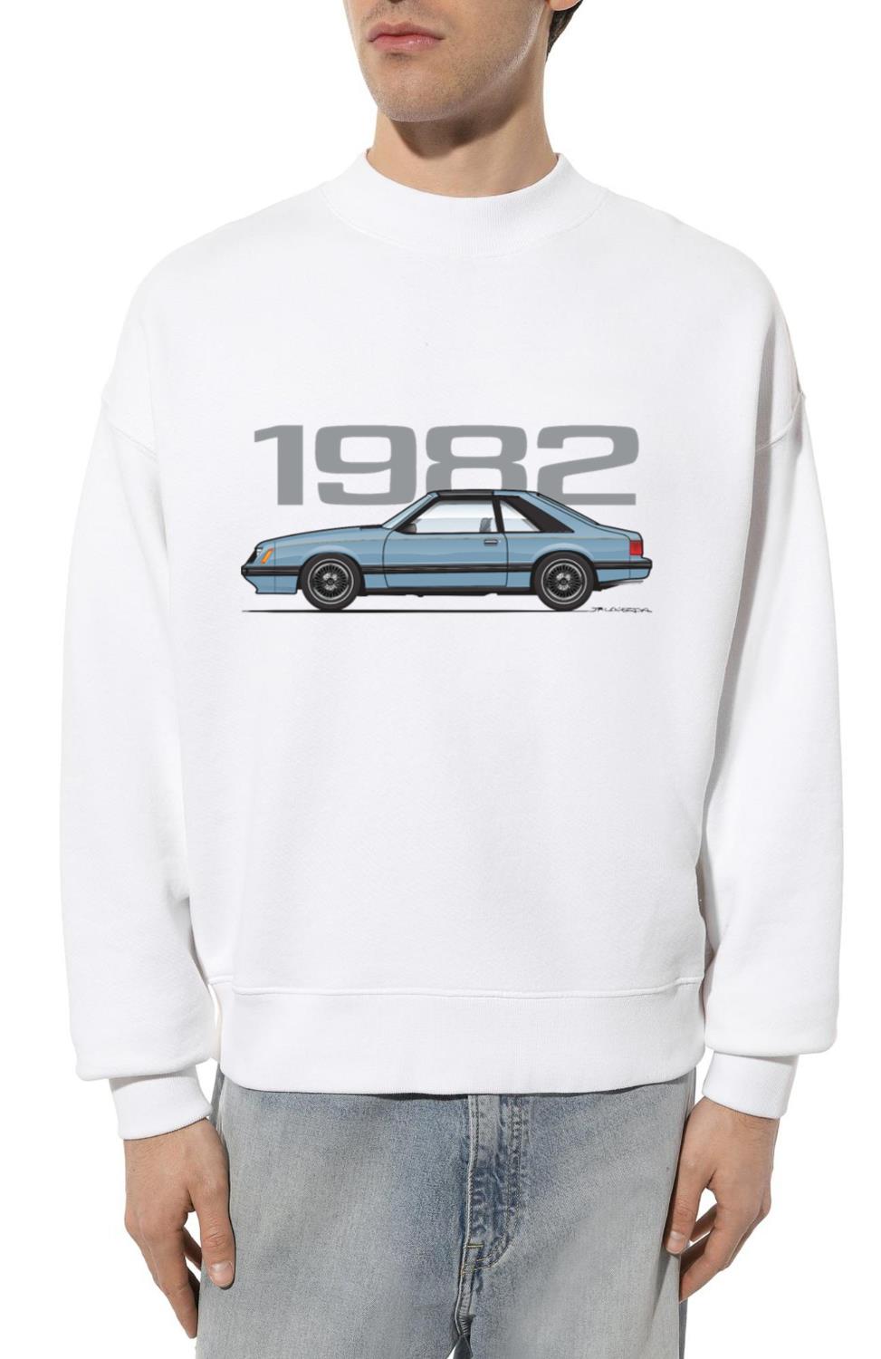1982 Medium Blue Glow - Unisex Sweatshirt
