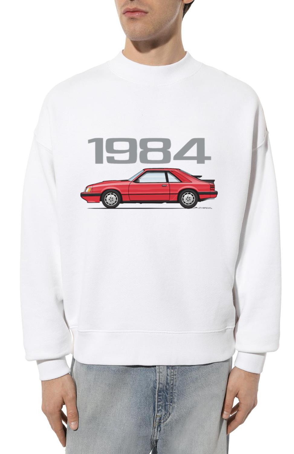 1984 02 Bright Red - Unisex Sweatshirt
