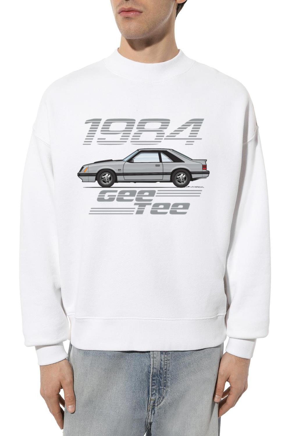 1984 gee tee Silver - Unisex Sweatshirt