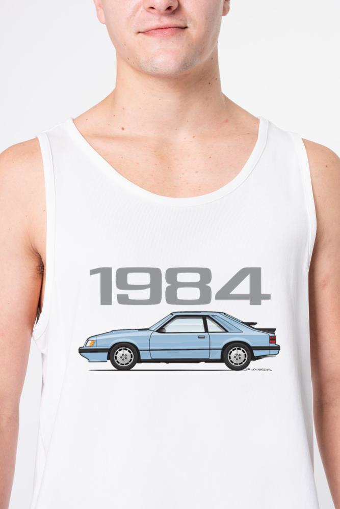 1984 Light Academy Blue Glow - Unisex Tank Top